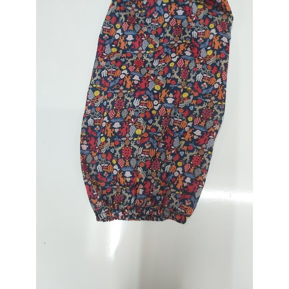 Lucky Brand Wild Life Print Long Sleeve V Neck Shirt Size Small - Picture 11 of 13